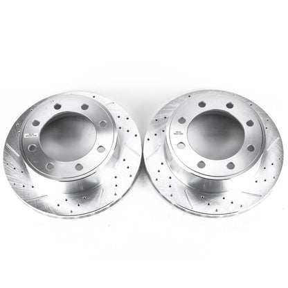 PowerStop Power Stop 2007 Ford E-150 Rear Evolution Drilled & Slotted Rotors - Pair