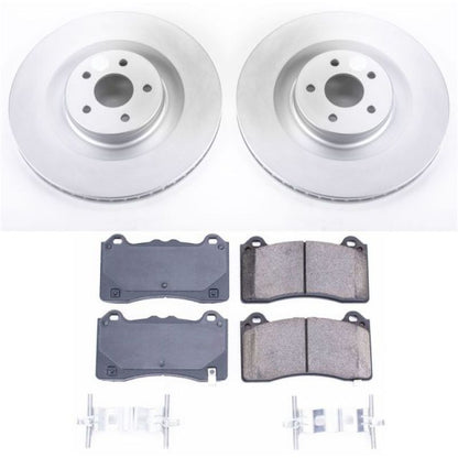 PowerStop Power Stop 16-18 Ford Focus Front Z17 Evolution Geomet Coated Brake Kit