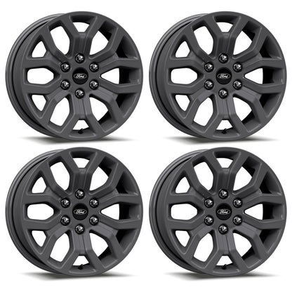 Ford Racing 2024 F-150 18x7.5in Wheel Kit - Matte Gray