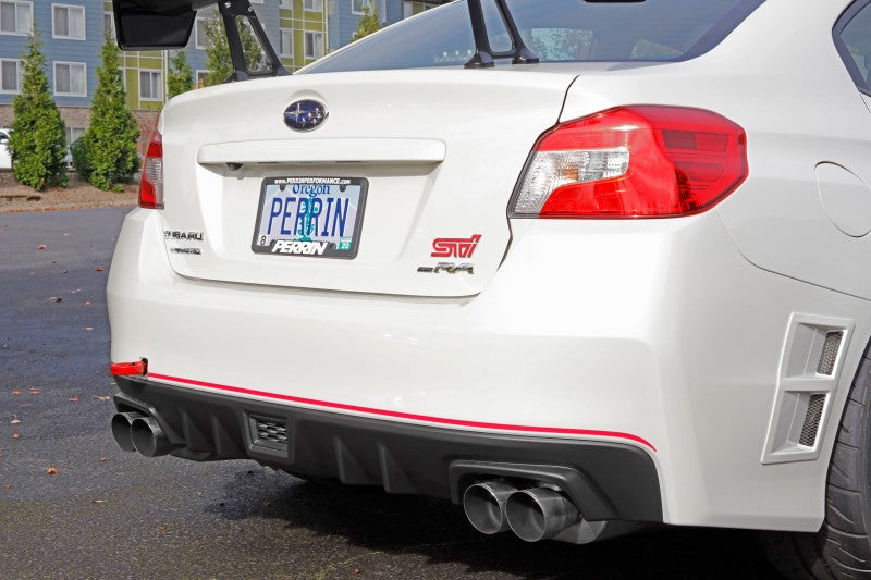 Perrin Performance PERRIN 15-21 Subaru WRX/STI / 24-26 Crosstrek / 25-26 Forester Tow Hook Kit (Rear) -  Red