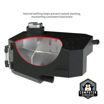 Mishimoto 2013+ Ford Focus ST/2016+ Focus RS Aluminum Expansion Tank - Black