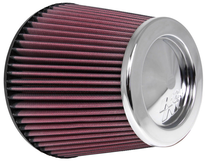 K&N Engineering K&N Universal Chrome Filter 6in Flange ID x 7.5in Base OD x 5in Top OD x 6in H