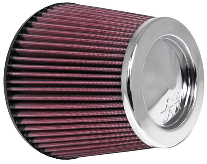 K&N Engineering K&N Universal Chrome Filter 6in Flange ID x 7.5in Base OD x 5in Top OD x 6in H
