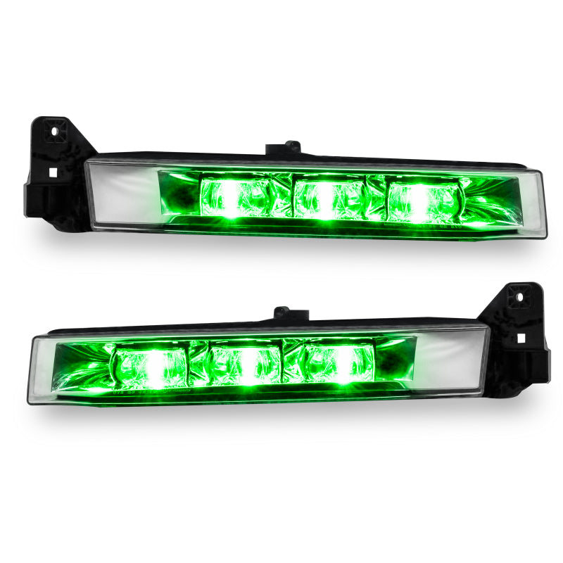 ORACLE Lighting Oracle 15-21 Dodge Charger RGB+W Linear Fog Light Upgrade Kit - ColorSHIFT+W