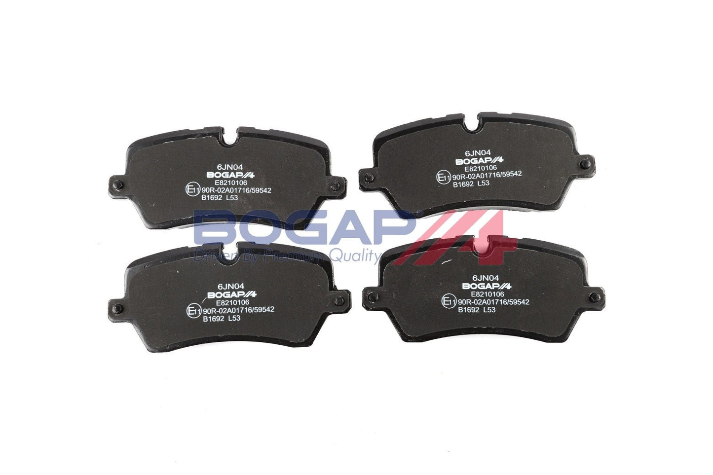 BOGAP E8210106 Brake Pad Set, Disc Brake