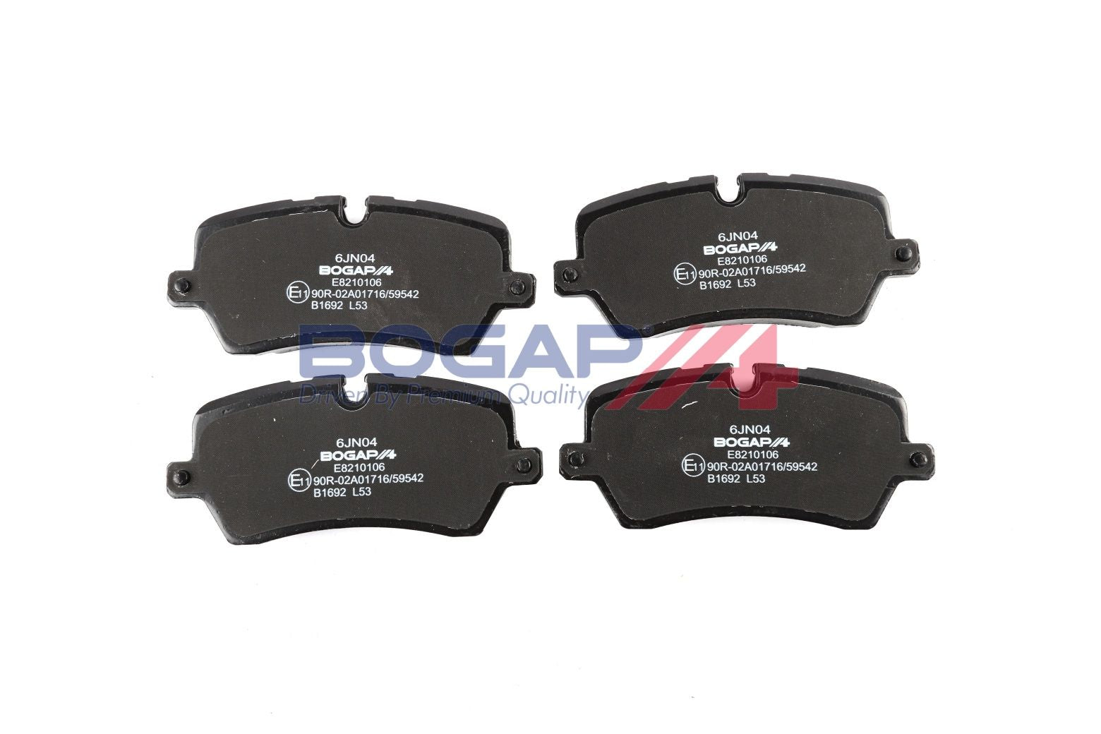 BOGAP E8210106 Brake Pad Set, Disc Brake