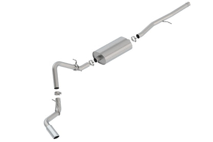 Borla 2019 Silv/Sierra C/B Exhaust Touring 1500 5.3L V8 AT 2&4WD EC STB(78.8) CC SB(69.3) 147.4 WB
