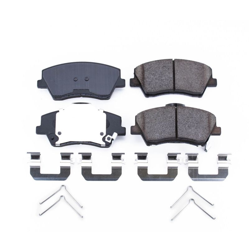 PowerStop Power Stop 17-19 Hyundai Elantra Front Z17 Evolution Ceramic Brake Pads w/Hardware