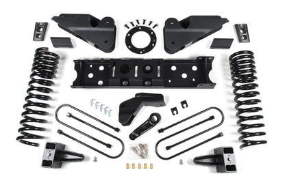 Zone Offroad 2019 Ram 3500 4.5in Radius Arm Brkt 3in Rr Block w/ Overload 6-Bolt T-Case Nitro Shocks