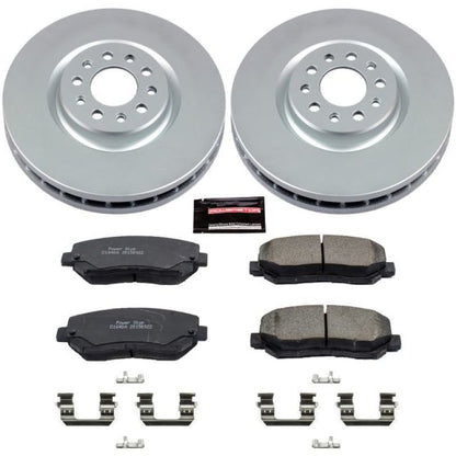 PowerStop Power Stop 15-17 Chrysler 200 Front Z17 Evolution Geomet Coated Brake Kit