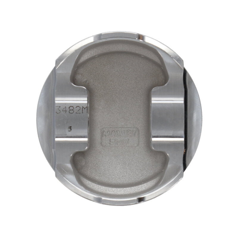 Manley Performance Manley Toyota Supra Turbo (2JZGTE) 87mm +1.0mm Oversized Bore 9:1 Dish Piston Set with Ring - SINGLE