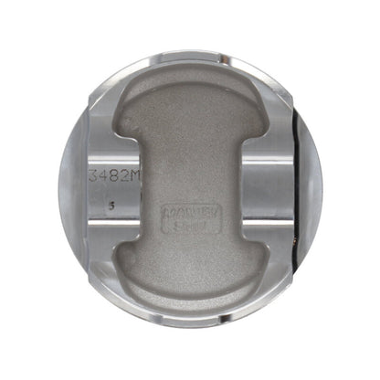 Manley Performance Manley 93-98 Toyota Supra Turbo (2JZGTE) 86.5mm +5mm Bore 9:1 Dish Piston Set with Ring