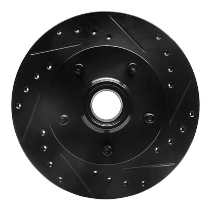 R1 Concepts R1 98-02 Ford Ranger (USA/Canada) Front Right Drilled & Slotted Black Brake Rotor