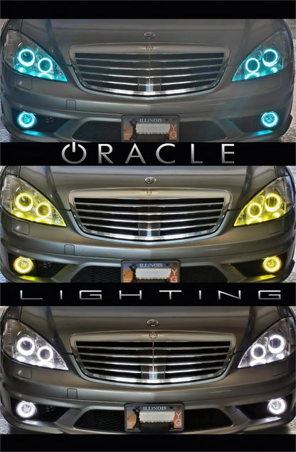 ORACLE Lighting Oracle Mercedes Benz S-Class 07-09 Halo Kit - ColorSHIFT w/ Simple Controller