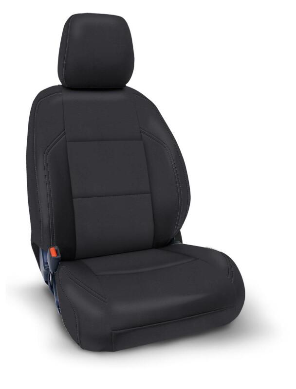 PRP Seats PRP 2016+ Toyota Tacoma Front Seat Covers with Electric Seat Adjusters (Pair) - All Black