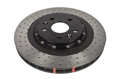DBA 2020+ Chevrolet Corvette C8 Z51 Front 2-Piece Cross Drilled 5000 Series Rotor