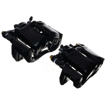 PowerStop Power Stop 01-03 Acura CL Front Black Caliper - Pair w/Bracket