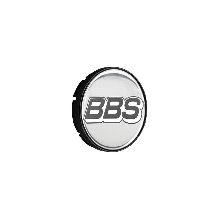 BBS Wheels 10023599 2D Center Cap Embossed Chrome With Logo Gray/White 56mm