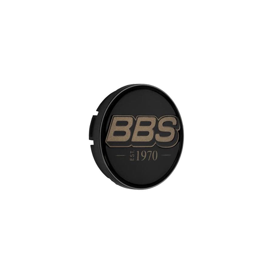 BBS Wheels 58071008 2D Center Cap Est. 1970 Embossed Black With Logo Bronze 56mm