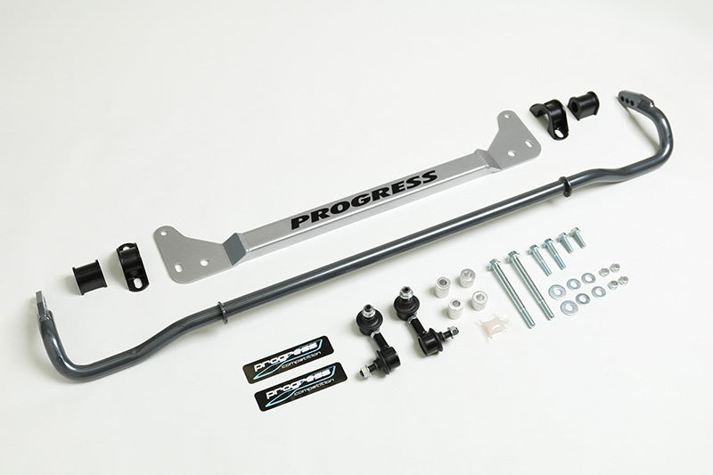 Progress Technology Progress Tech 96-00 Honda Civic Rear Sway Bar (22mm - Adjustable) Incl Bar Brace and Adj End Links