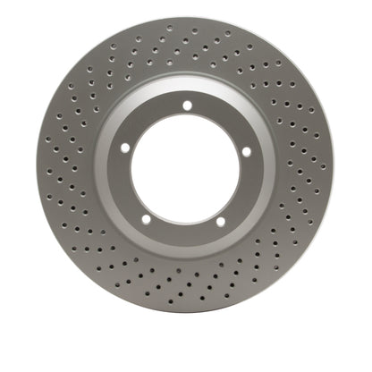 DFC 82-89 Porsche 911 Left Front Drilled GeoSPEC Coated Rotor
