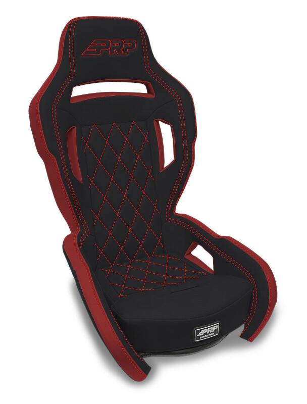 PRP Seats PRP Contour Suspension Seat - Black & Red