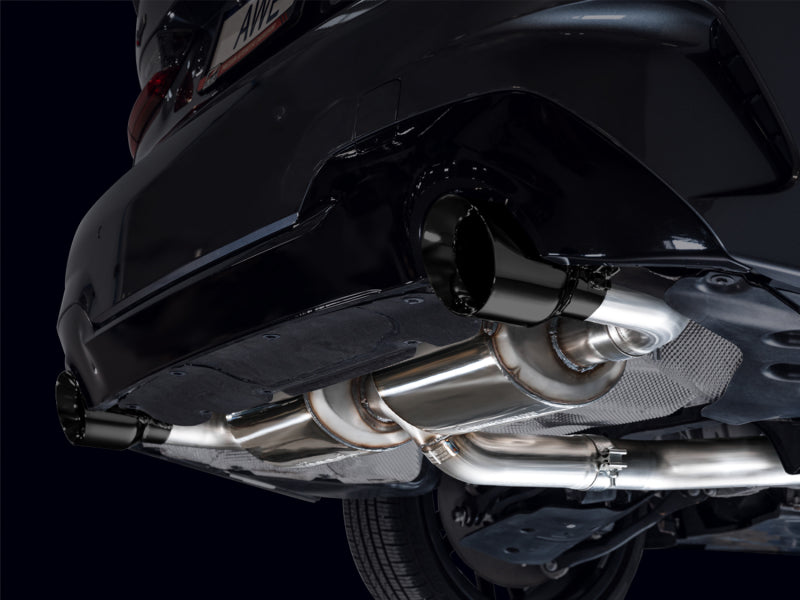 AWE Tuning AWE 19-23 BMW 330i / 21-23 BMW 430i Base G2X Touring (Excl. Conv) Axle-Back Exhaust - Diamond Black