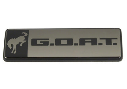 Ford Racing Bronco/Bronco Sport G.O.A.T. Badge - Black/Black