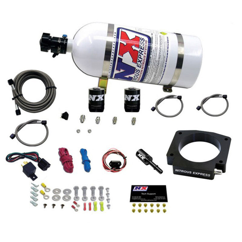 Nitrous Express 15-17 Ford Mustang GT350 5.2L Nitrous Plate Kit w/15lb Bottle
