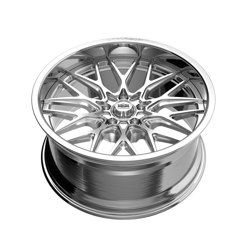Ridler Wheels Ridler 681 22x9 / 5x127 BP / 0mm Offset / 83.82mm Hub Brushed w/ Polished Lip Wheel