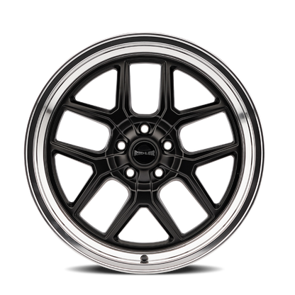 Ridler Wheels Ridler 610 20x10 / 5x114.3 BP / 0mm Offset / 83.82mm Hub Matte Black Polished Wheel