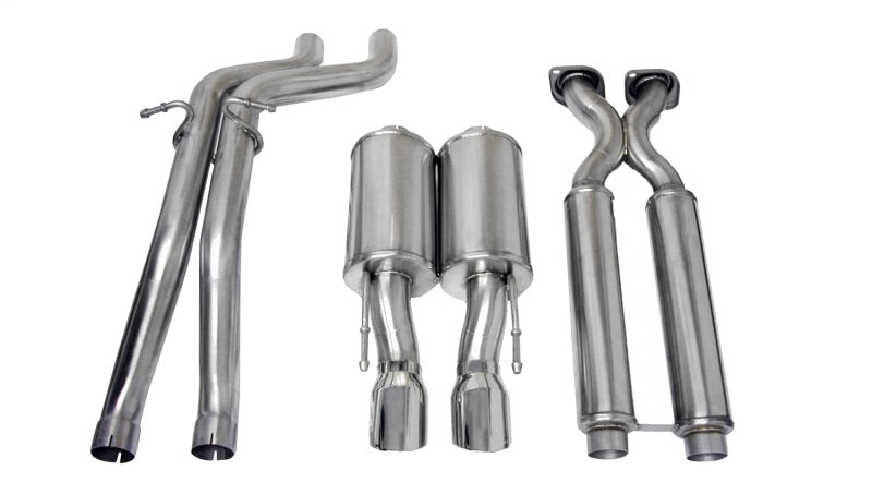 CORSA Performance Corsa 2006-2010 Jeep Grand Cherokee 6.1L V8 Polished Sport Cat-Back Exhaust