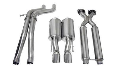 CORSA Performance Corsa 2006-2010 Jeep Grand Cherokee 6.1L V8 Polished Sport Cat-Back Exhaust