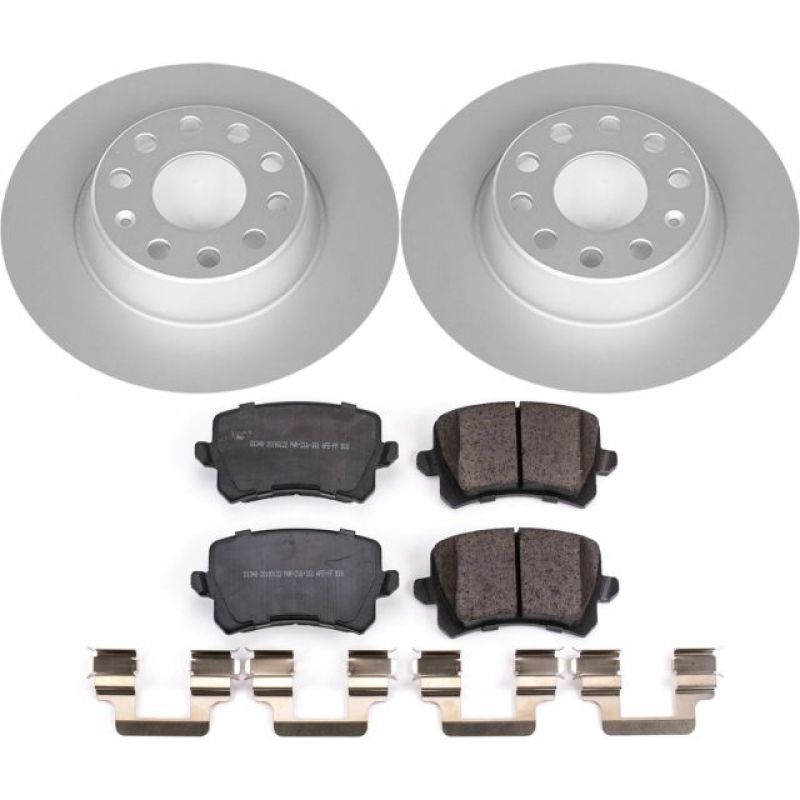 PowerStop Power Stop 2009 Volkswagen Passat Rear Z23 Evolution Sport Coated Brake Kit