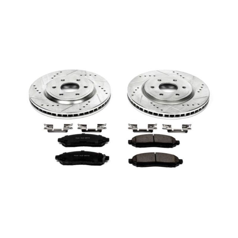 PowerStop Power Stop 05-18 Nissan Frontier Front Z23 Evolution Sport Brake Kit