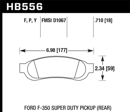 Hawk Performance Hawk LTS Street Brake Pads