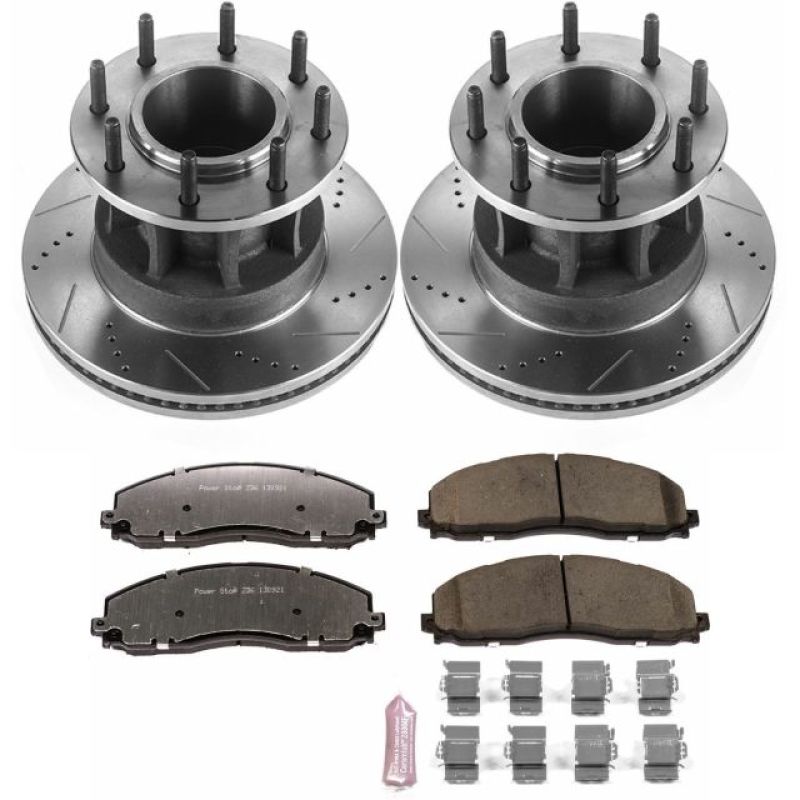 PowerStop Power Stop 17-22 Ford F-350 Super Duty Front Z36 Truck & Tow Brake Kit