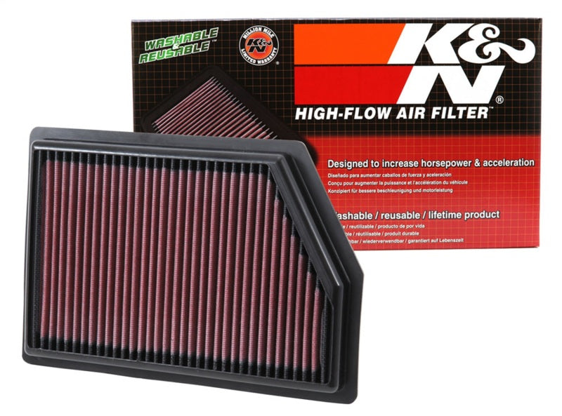 K&N Engineering K&N Replacement Panel Air Filter for 2014 Jeep Cherokee 2.4L/3.2L