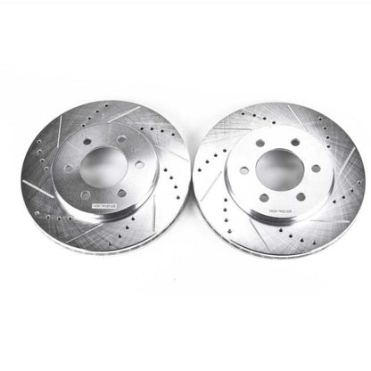 PowerStop Power Stop 02-06 Ford Expedition Front Evolution Drilled & Slotted Rotors - Pair