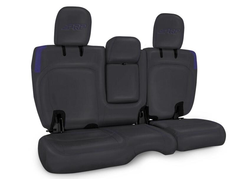 PRP Seats PRP Jeep Wrangler JL Rear Bench CoversU - 4 door with Armrest - Black/Purple