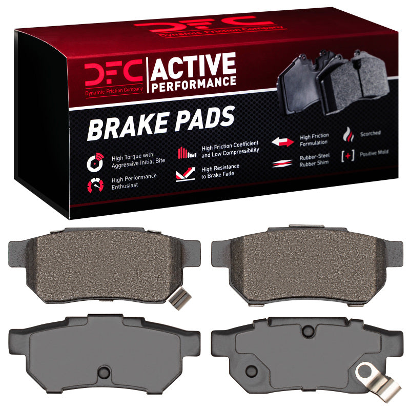 DFC 85-14 Acura Integra Rear Active Performance Pads - Low Metallic