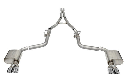 CORSA Performance Corsa 15-23 Challenger SRT/Hellcat/Demon/Redeye 2.75in Valved CB DR Exit w/ Twin 3.5in Pol Pro Tips