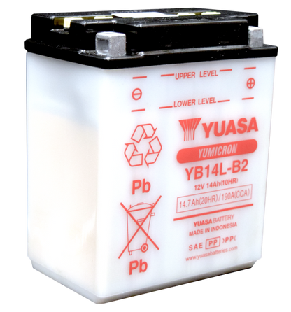 Yuasa Battery Yuasa YB14L-B2 Yumicron CX 12-Volt Battery