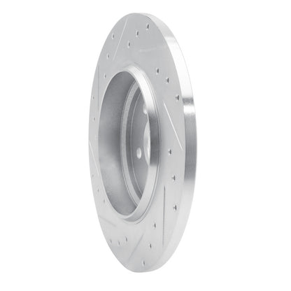 R1 Concepts R1 00-05 Mercedes-Benz ML55 AMG Rear Right Drilled & Slotted Silver Brake Rotor
