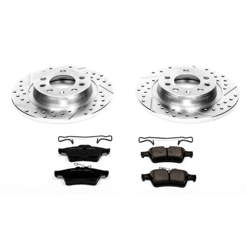 PowerStop Power Stop 06-09 Pontiac Solstice Rear Z23 Evolution Sport Brake Kit