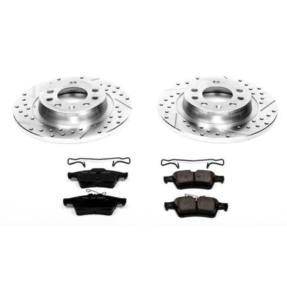 PowerStop Power Stop 06-09 Pontiac Solstice Rear Z23 Evolution Sport Brake Kit