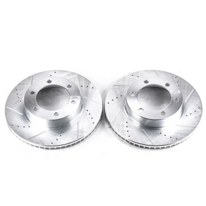 PowerStop Power Stop 01-07 Toyota Sequoia Front Evolution Drilled & Slotted Rotors - Pair