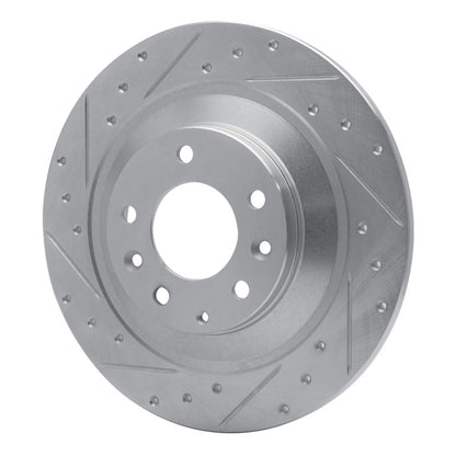 R1 Concepts R1 06-07 Mazda 6 Rear Left Drilled & Slotted Silver Brake Rotor