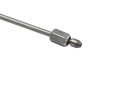 Fleece Performance 21in High Pressure Fuel Line (8mm x 3.5mm Line, M14x1.5 Nuts)