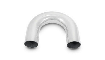 Vibrant 3.5in O.D. Universal Aluminum Tubing (180 degree Bend) - Polished